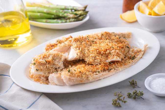 Baked haddock fillets